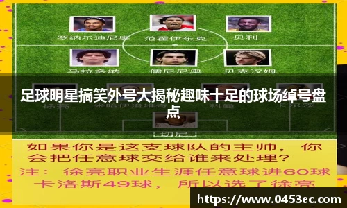 足球明星搞笑外号大揭秘趣味十足的球场绰号盘点